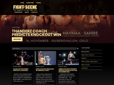 fight-scene.com snapshot