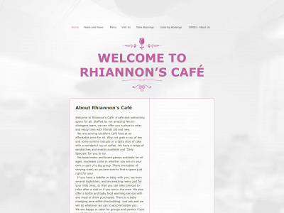 rhiannonscafe.co.uk snapshot