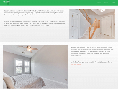 cordova-painting.com snapshot
