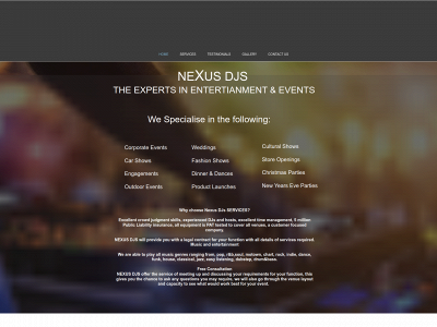 nexusdjs.co.uk snapshot