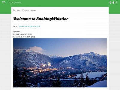 bookingwhistler.com snapshot