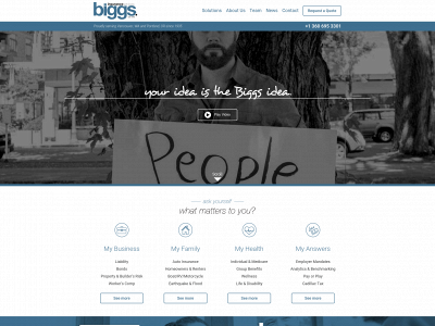 www.biggsinsurance.com snapshot