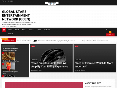 globalstarent.com snapshot