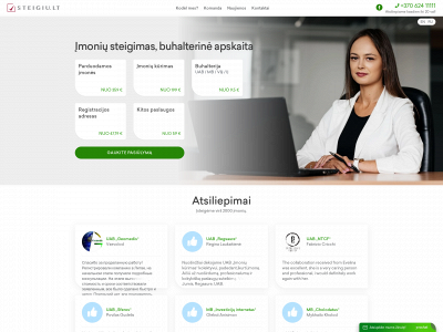 steigiu.lt snapshot
