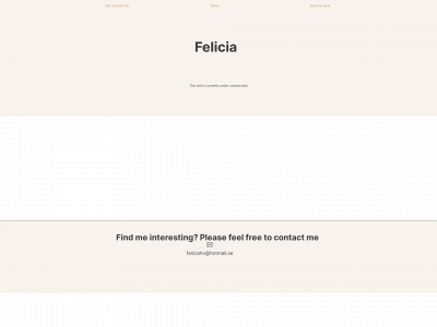 feliciahv.com snapshot