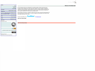 thewoodenquill.com snapshot