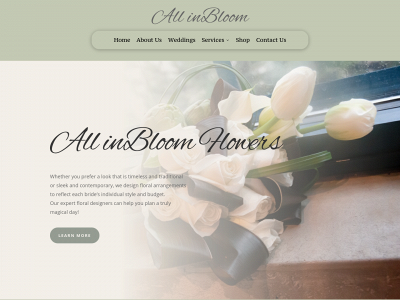 allinbloomweddings.com snapshot