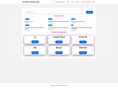 fullstacktutorialshub.com snapshot