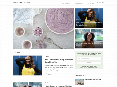 thebeautifulsocieties.com snapshot