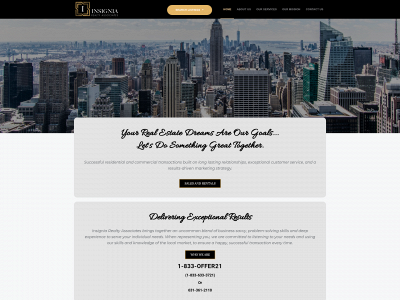 insigniarealtyassociates.com snapshot