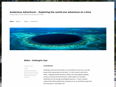 audaciousadventurer.com snapshot