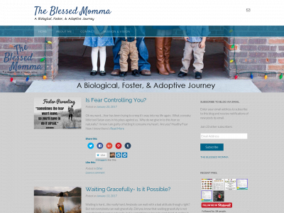 theblessedmomma.com snapshot