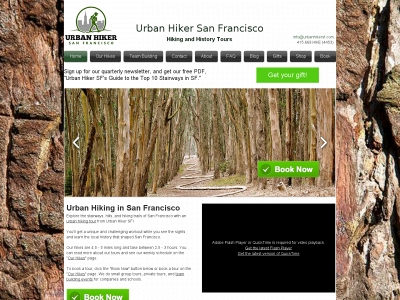 www.urbanhikersf.com snapshot