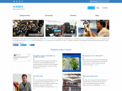 mijel.es snapshot