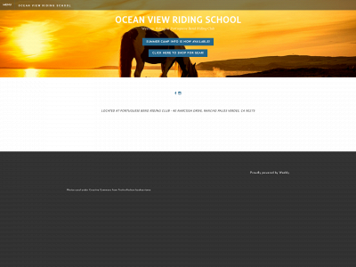www.oceanviewridingschool.com snapshot
