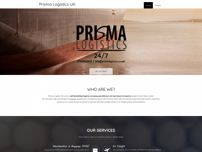 prismalogistics.co.uk snapshot