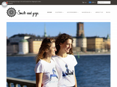 smileandyoga.com snapshot