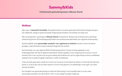sammyenkids.nl snapshot