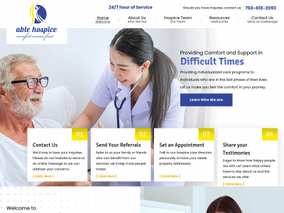 ablehospiceinc.com snapshot