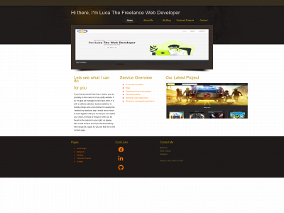 luca-dev-portfolio.co.uk snapshot