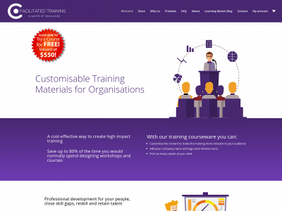 facilitatedtraining.com snapshot