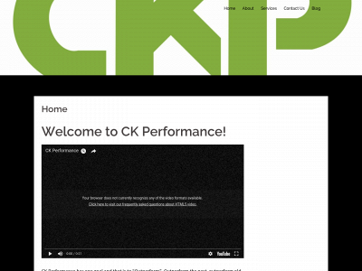 ckperformancetraining.com snapshot