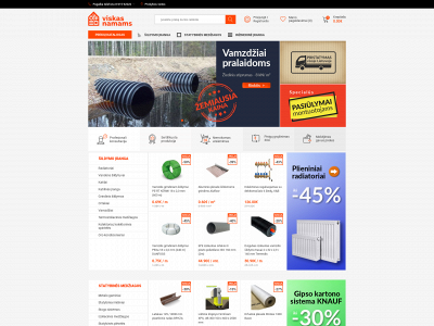 viskasnamams.lt snapshot