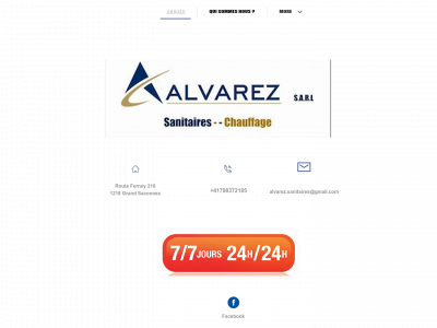 alvarezsanitairessarl.ch snapshot