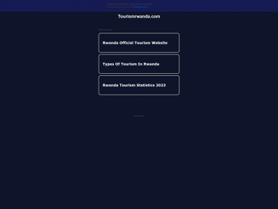 tourismrwanda.com snapshot