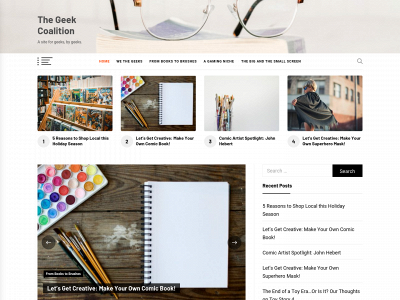 thegeekcoalition.com snapshot