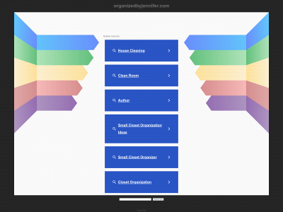 organizedbyjennifer.com snapshot