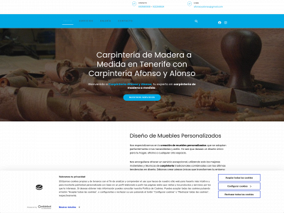 carpinteriaafonsoyalonso.es snapshot