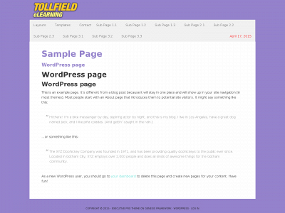 tollfield.co.uk snapshot
