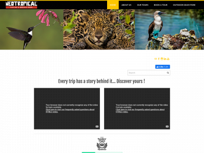 neotropicalecuador.com snapshot
