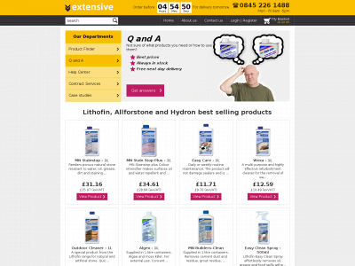 extensive.co.uk snapshot