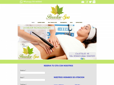 paradisespaestetica.com snapshot