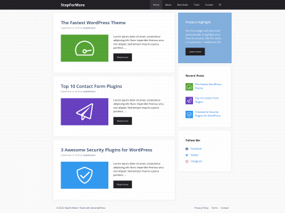 stopformore.com snapshot