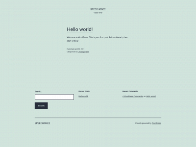 speechone.site snapshot