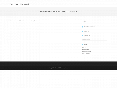 fininswealthsolutions.com snapshot