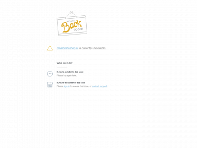 smallonlineshop.nl snapshot