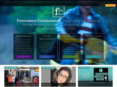 filmmakerscollab.org snapshot