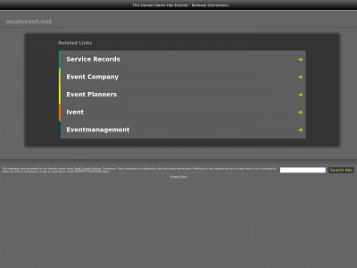 soulevent.net snapshot