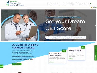 promedicalenglish.com snapshot