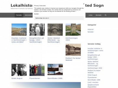 lokalarkivetvestervedsted.dk snapshot