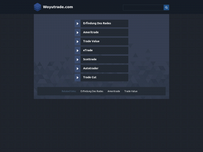 woyutrade.com snapshot
