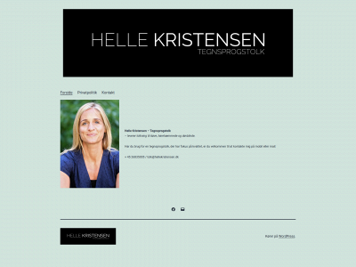 hellekristensen.dk snapshot