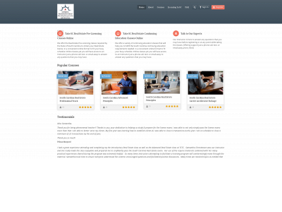 compassrealestateschool.com snapshot