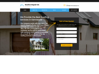 roofersrepairga.com snapshot