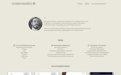 dannymares.com snapshot