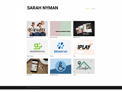 sarahnyman.com snapshot